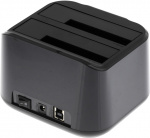 DELTACO USB 3.0 dockningsstation med kloning, 2x2,5/3,5 DELTACO USB 3.0 dockningsstation med kloning, 2x2,5/3,5