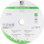 DELTACO S/FTP installationskabel Cat7, LSZH, 305m, vit