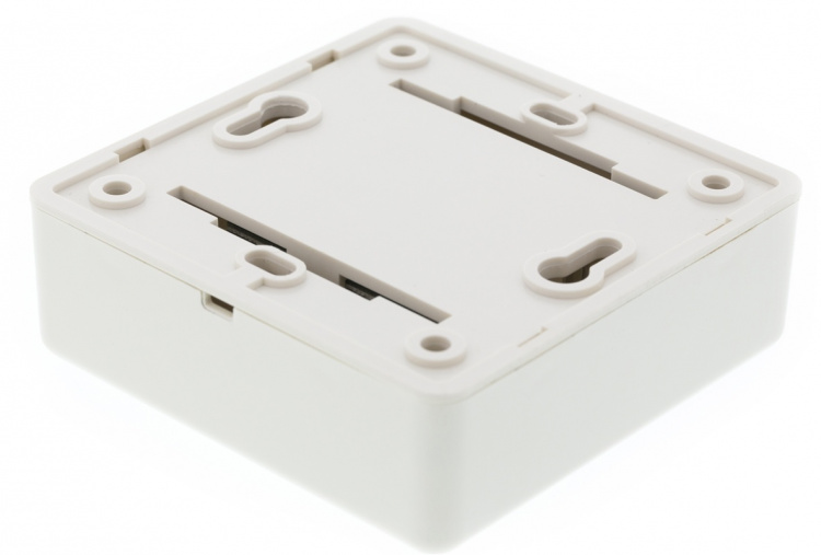 DELTACO Vägguttag utanpåliggande, UTP 2xRJ45, Cat6