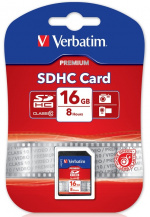 Verbatim minneskort, SDHC Class 10, 16GB