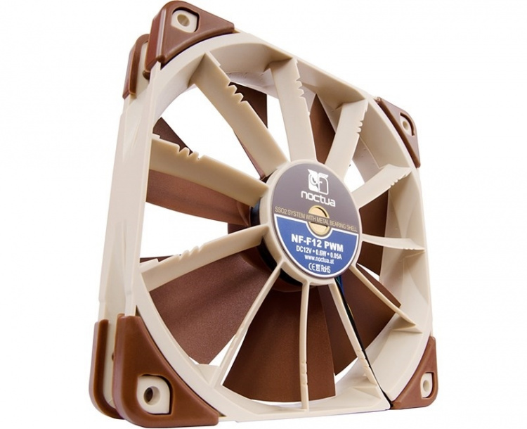 Noctua Chassifläkt Premium 120mm, (NF-F12 PWM)