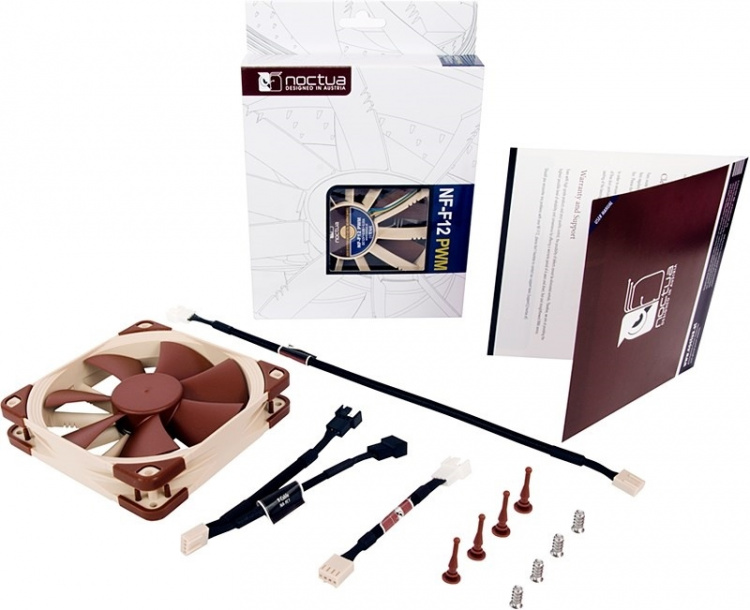 Noctua Chassifläkt Premium 120mm, (NF-F12 PWM)