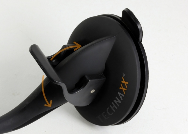 Technaxx Autohouder voor smartphones + autolader met 4x USB-poort (TE08)