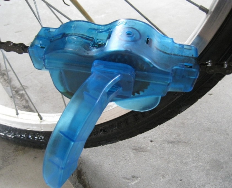 Kettingreiniger voor fiets (Blauw)
