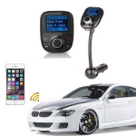 FM-zender met Bluetooth handsfree en autolader, zwart FM-zender met Bluetooth handsfree en autolader, zwart