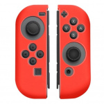 Siliconen grip voor Joy-Con controller, Nintendo Switch, Rood Siliconen grip voor Joy-Con controller, Nintendo Switch, Rood