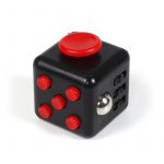 Fidget Cube, Zwart/Rood Fidget Cube, Zwart/Rood