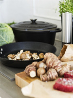 Orrefors Jernverk Gjutjärnsgryta, 3,5 liter, Svart