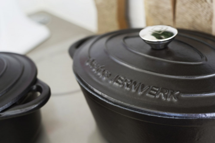 Orrefors Jernverk Gjutjärnsgryta, 3,5 liter, Svart