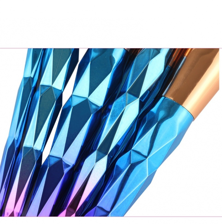 Professionele zachte make-up kwasten 7-Pack, Diamond