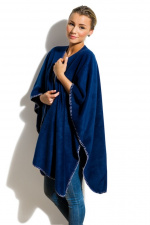 Nightingale Fleece poncho, marine Nightingale Fleece poncho, marine