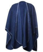 Nightingale Fleece poncho, marine Nightingale Fleece poncho, marine