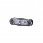 Zijmarkerings-/positielicht - Wit LED 12/24V Zijmarkerings-/positielicht - Wit LED 12/24V