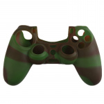 Siliconen grip voor controller, PlayStation 4, Camouflage Groen, Bruin