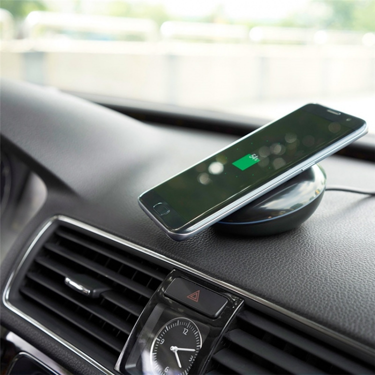 Draadloze Qi-oplader, snel opladen Zwart (WA-14) Draadloze Qi-oplader, snel opladen Zwart (WA-14)