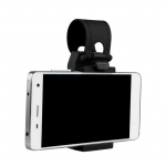 Universele mobiele telefoonhouder voor stuur, zwart Universele mobiele telefoonhouder voor stuur, zwart