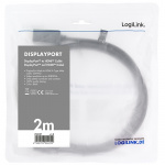 LogiLink DisplayPort 1.2 -> HDMI 1.4K 2m Zwart LogiLink DisplayPort 1.2 -> HDMI 1.4K 2m Zwart
