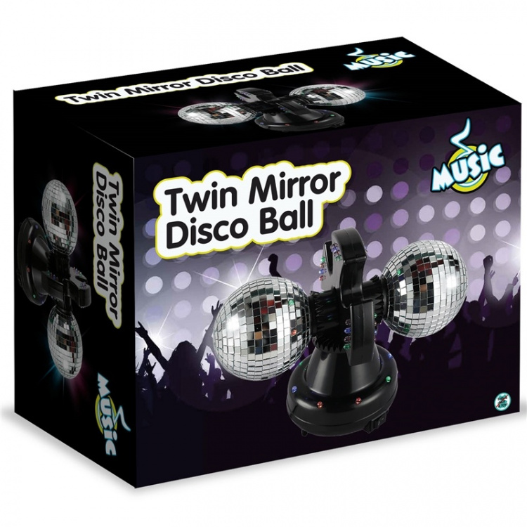 Music Twin Mirror Ball lamp LED