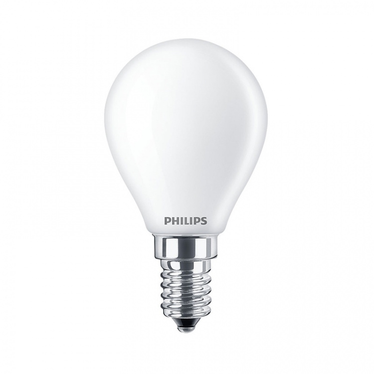 Philips 2-pack LED E14 Klot 40W Frost