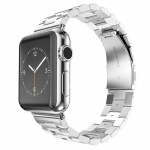 Horlogeband van roestvrij staal voor Apple Watch, 42/44/45mm. Horlogeband van roestvrij staal voor Apple Watch, 42/44/45mm.