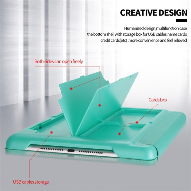 Hoes met opbergvak, USB-kabel Apple iPad 9.7