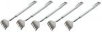 Rugkrabber, RVS telescoopsteel, 5-pack