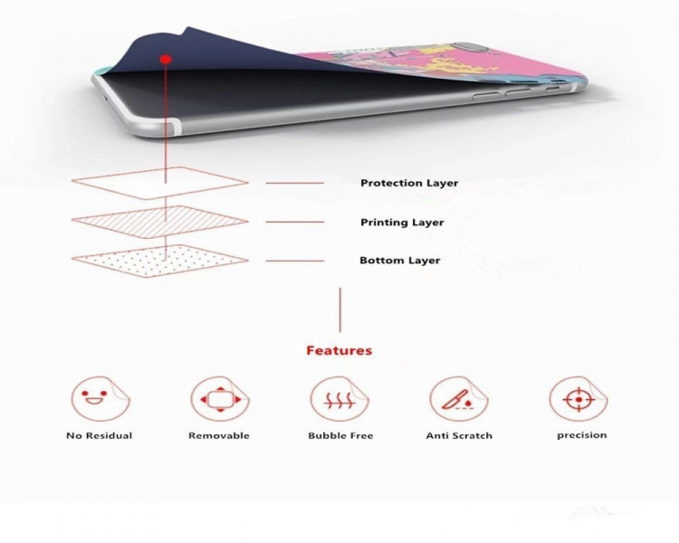 Skin voor Iphone XR Cloudy - Donkerblauw Skin voor Iphone XR Cloudy - Donkerblauw