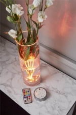 LED kaars voor bubbelbad, zwembad, bad. Waterdicht, Waterkaars