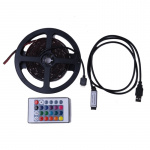 LED Strip, RGB met afstandsbediening & USB - 3 Meter