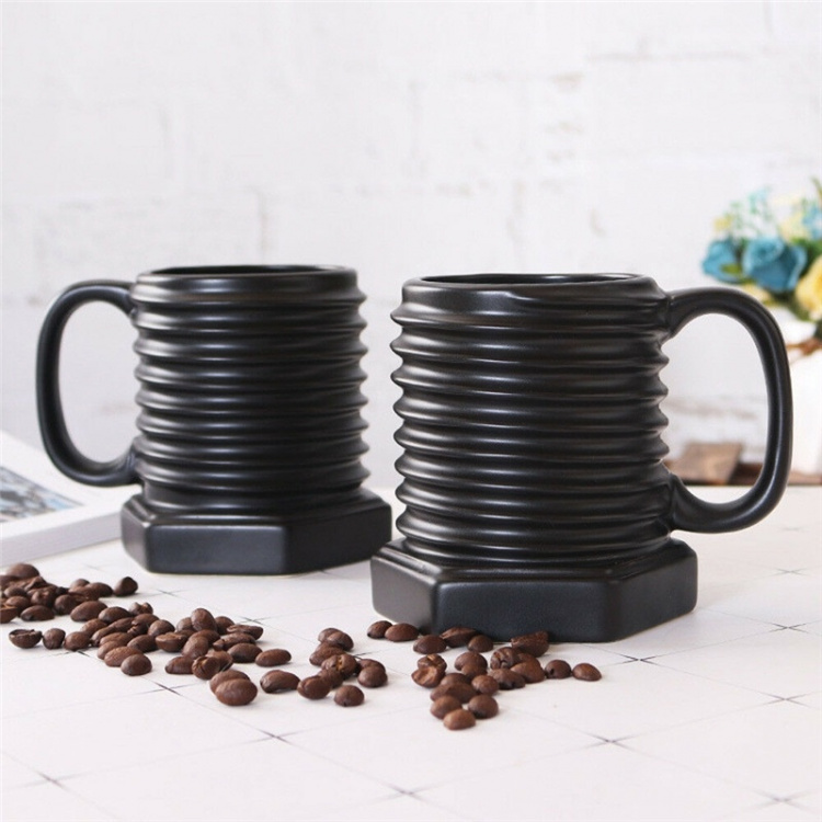 Schroef en Bout mok, Zwart