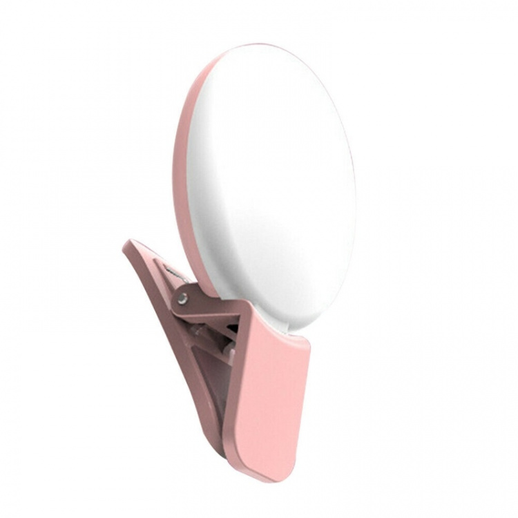 Selfie Light Clip - Roze