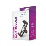 Setty autohouder voor ventilatierooster, smartphones 5,1 - 8,5cm Setty autohouder voor ventilatierooster, smartphones 5,1 - 8,5cm