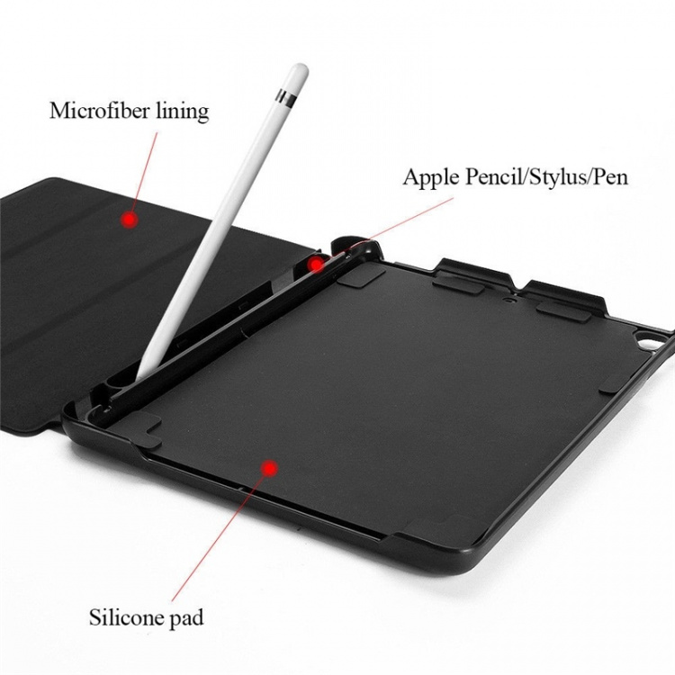 Hoes met opbergvak, USB-kabel Apple iPad 9.7