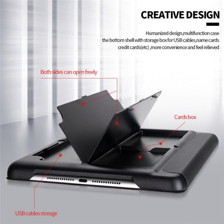 Hoes met opbergvak, USB-kabel Apple iPad 9.7