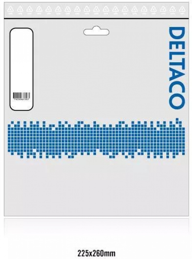 DELTACO XLR-ljudkabel, 3-pin ha - 3-pin ho, 10m, svart