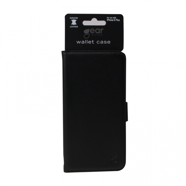 GEAR Wallet Black 2 Cardpockets iPhone 6/6S Plus GEAR Wallet Black 2 Cardpockets iPhone 6/6S Plus