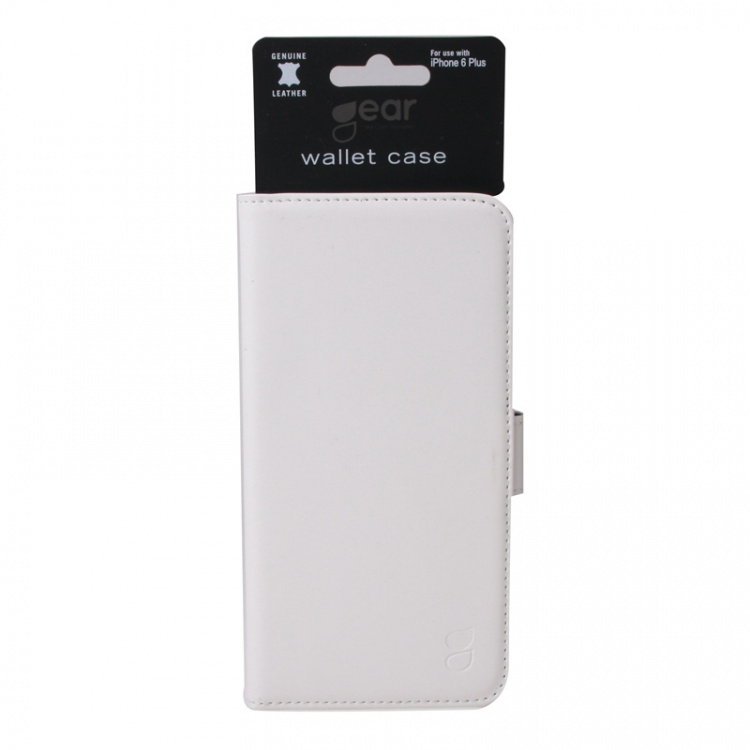 GEAR Wallet White 2 Cardpockets iPhone 6/6S Plus
