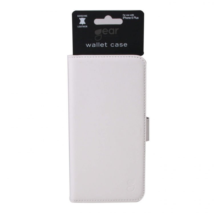 GEAR Wallet White 2 Cardpockets iPhone 6/6S Plus