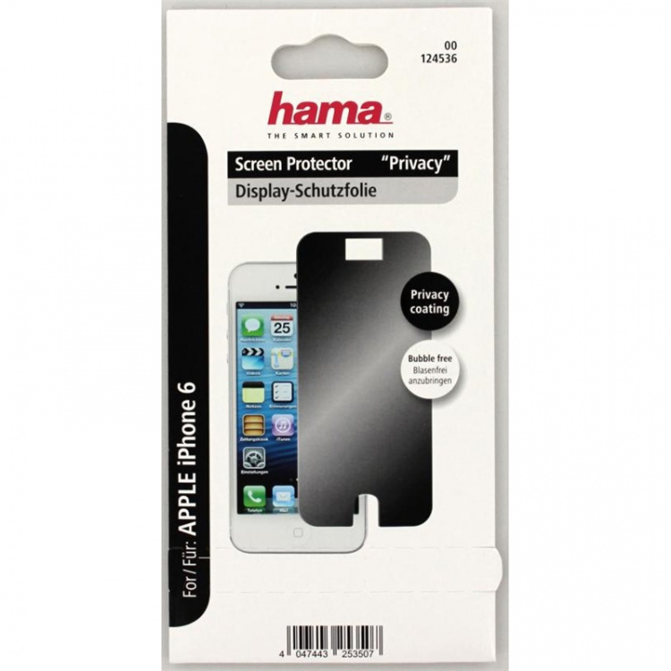 HAMA Skärmskydd iPhone6/6S Privacy insynsskydd HAMA Skärmskydd iPhone6/6S Privacy insynsskydd