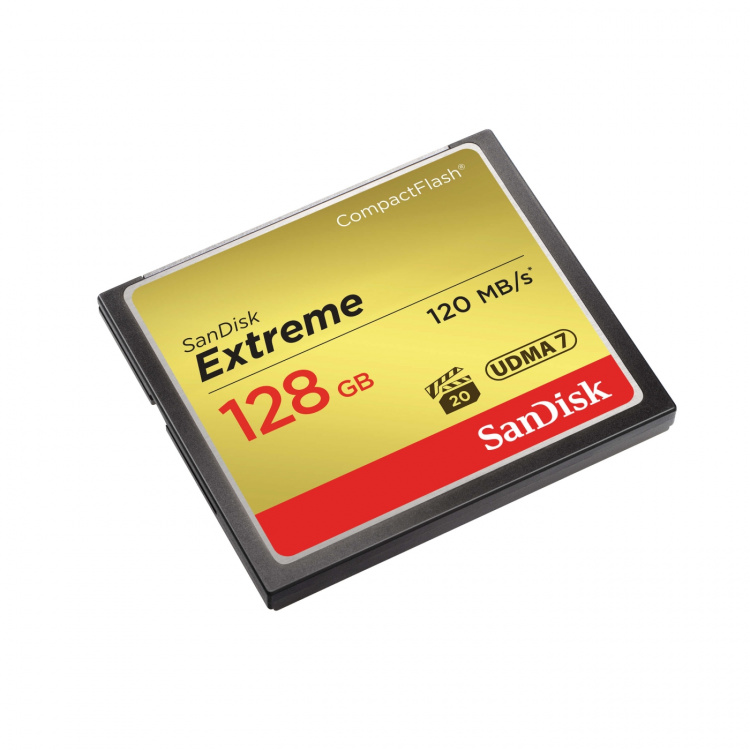 SANDISK Memorycard CF Extreme 128GB 120MB/s UDMA7 SANDISK Memorycard CF Extreme 128GB 120MB/s UDMA7