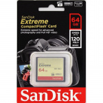 SANDISK Memorycard CF Extreme 64GB 120MB/s UDMA7
