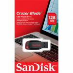 SanDisk USB-geheugenstick 2.0 Blade 128GB Zwart (SDCZ50-128G-B35) SanDisk USB-geheugenstick 2.0 Blade 128GB Zwart (SDCZ50-128G-B35)