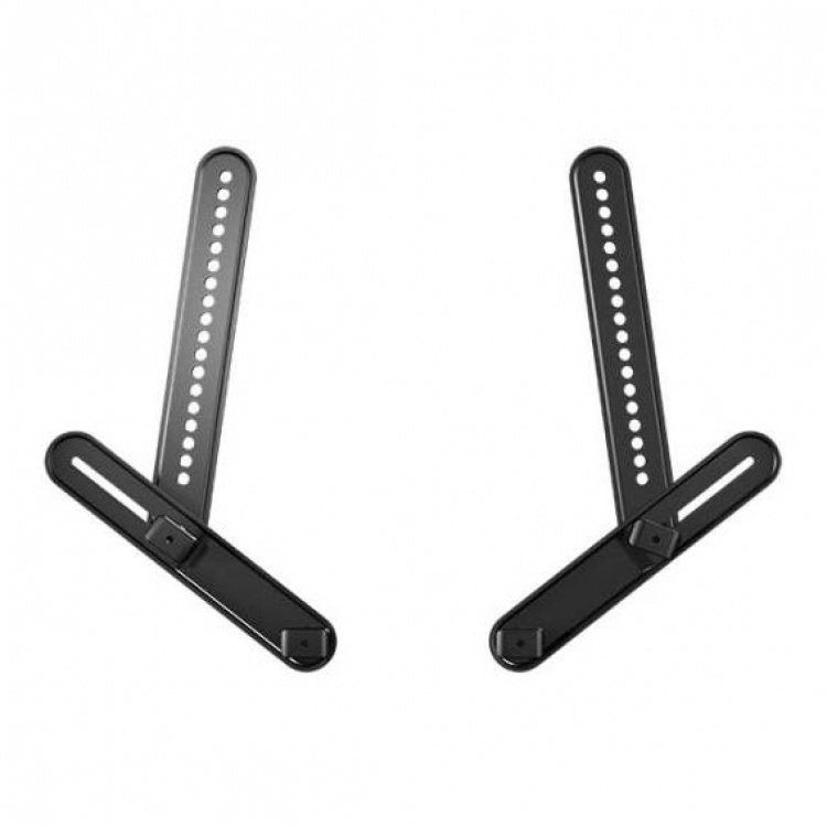 SANUS Soundbar Mount Attaches Below TV Black SANUS Soundbar Mount Attaches Below TV Black