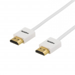 DELTACO thin HDMI cable, HDMI High Speed with Ethernet, 2m, white DELTACO thin HDMI cable, HDMI High Speed with Ethernet, 2m, white