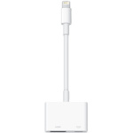 Apple, adapter, HDMI till lightning, vit