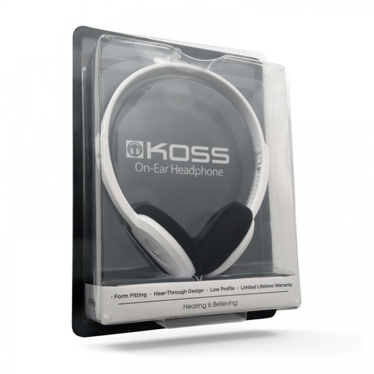 KOSS Hörlur KPH8W On Ear Vit KOSS Hörlur KPH8W On Ear Vit