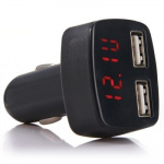 Cigg en USB multimeter voor in de auto Cigg en USB multimeter voor in de auto
