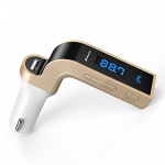 FM-zender met Bluetooth handsfree (Goud) FM-zender met Bluetooth handsfree (Goud)