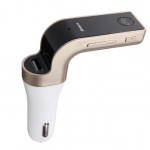 FM-zender met Bluetooth handsfree (Goud) FM-zender met Bluetooth handsfree (Goud)