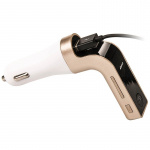 FM-zender met Bluetooth handsfree (Goud) FM-zender met Bluetooth handsfree (Goud)